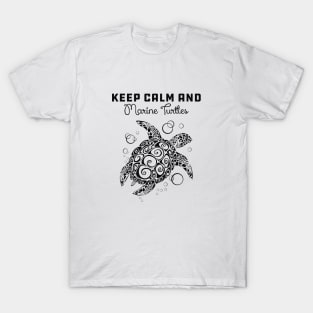 Marine Turtle - Keep calm and save marine turtles T-Shirt